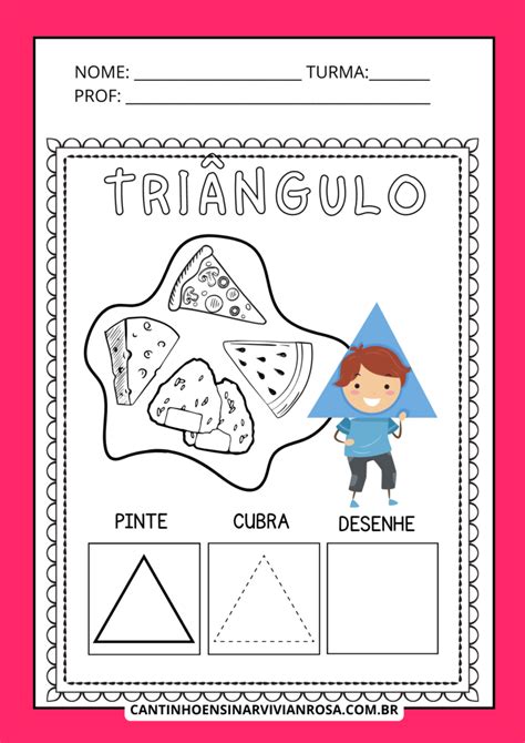 Sequência de Atividades Formas Geométricas Cantinho Ensinar