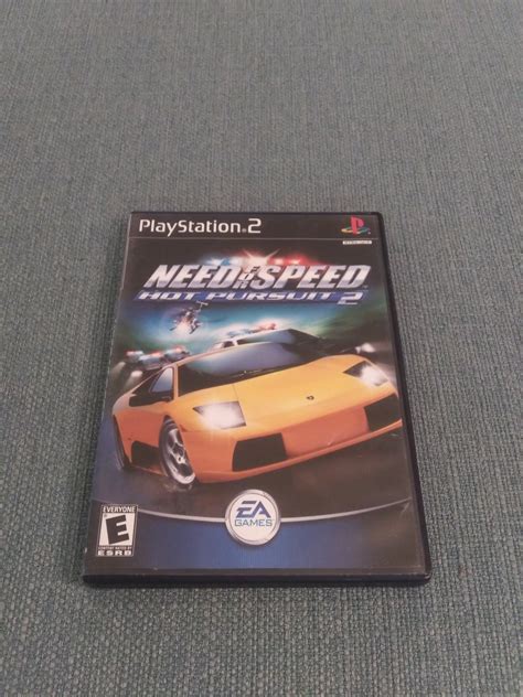 Need For Speed Hot Pursuit 2 PS2 2002 PlayStation 2 Video Games CIB Tested