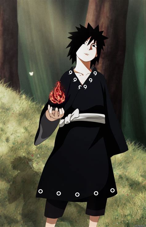 Naruto With Black Hair