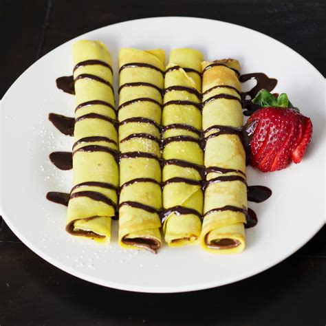 Strawberry Banana Nutella Crepes