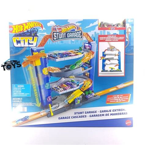 Hot Wheels Hotwheels City Stunt Garage Playset Original Mattel Lazada Indonesia