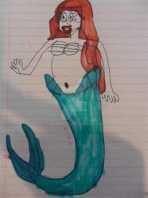 Ariel Mermaid Princess By Humanmuck On Deviantart