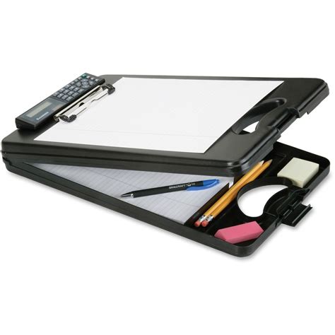 Aluminum Clipboard With Storage And Calculator | Dandk Organizer