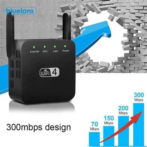 Prise UE blanche Répéteur WiFi sans fil 300Mbps 2 couleurs