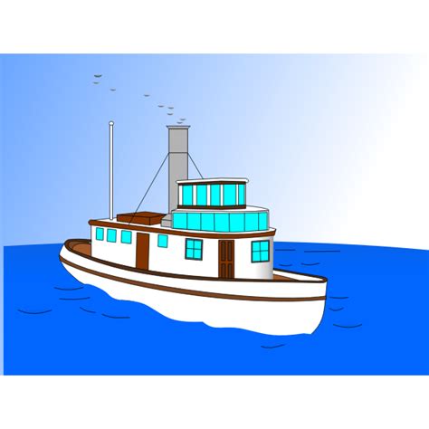 Tugboat Svg Png Tugboat Clipart Tugboat Files For Cricut Dxf Cut Files For Silhouette Eps Svg