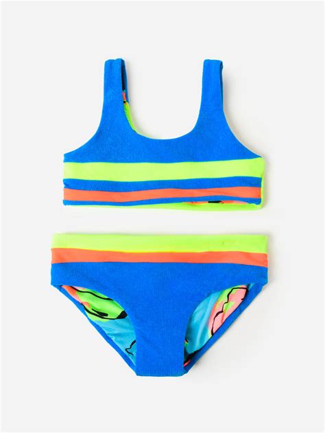 Maaji Girls Ocean Blue Iceland Bikini Set