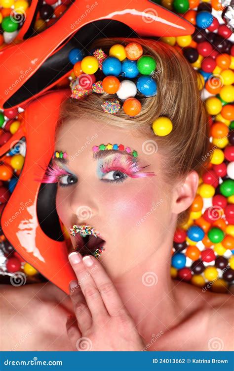 Studio Creative Candy Themed Shoot Stock Photo Image 24013662