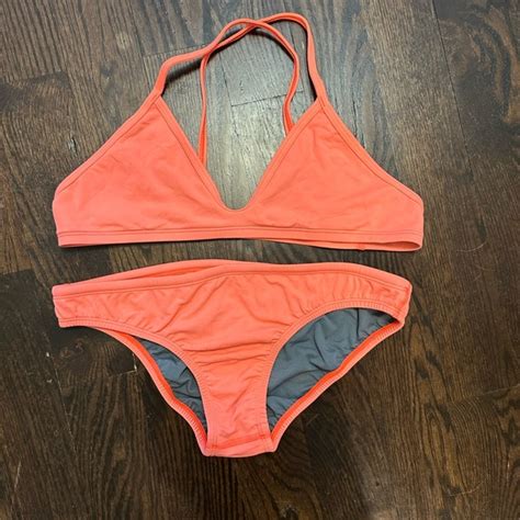 Jolyn Clothing Swim Jolyn Clothing Orange Bikini Set Athletic Swimwear Poshmark