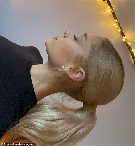 Ariana Grande Unveils Her New Blonde Hair As She Prepares To Play The Witch Glinda For Wicked