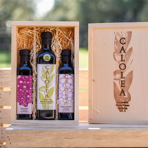 Deluxe Olive Oil Balsamic Vinegar Gift Box Calolea Olive Oil