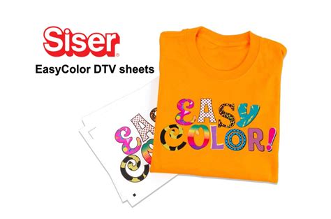 Siser Easycolor DTV Printable HTV Inkjet Printer HTV Printable Heat