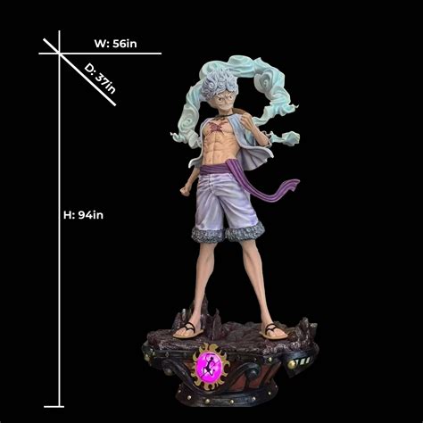 Luffy Gear 5 Life-Size Statue – One Piece H239cm - kingstudio