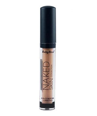 Ruby Rose CORRETIVO NAKED SKIN COLLECTION L5 Puro Brilho acessórios