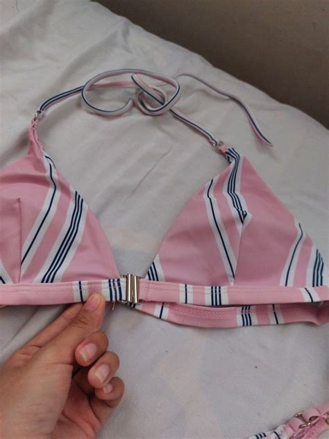 Two Piece Bikini Push Up Swimwear Women Women S Fashion Swimwear Bikinis Swimsuits On Carousell