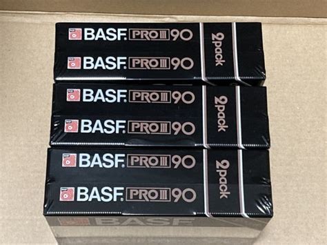 BASF PROIII 90 2PACK 3個 未開封 未使用 カセットテープ代購幫