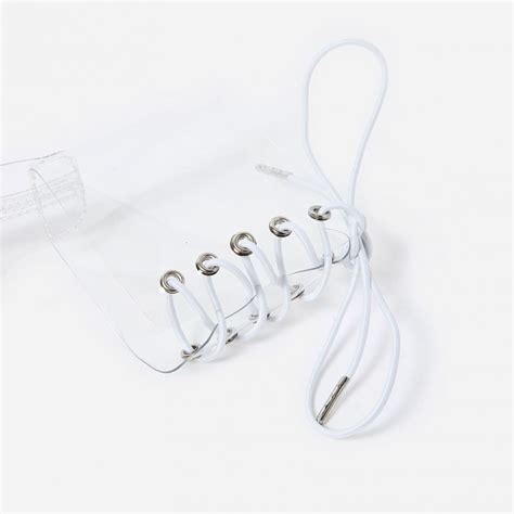 Ego Passion Lace Up Perspex Heel In Nude Patent Shoes Post