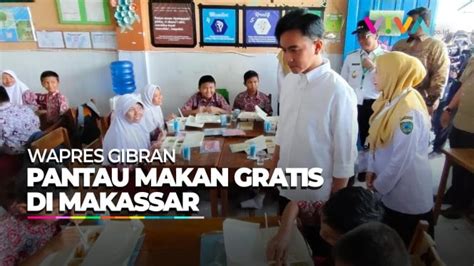 Senyum Gibran Lihat Siswa Lahap Makan Makanan Bergizi Gratis Vlix Id