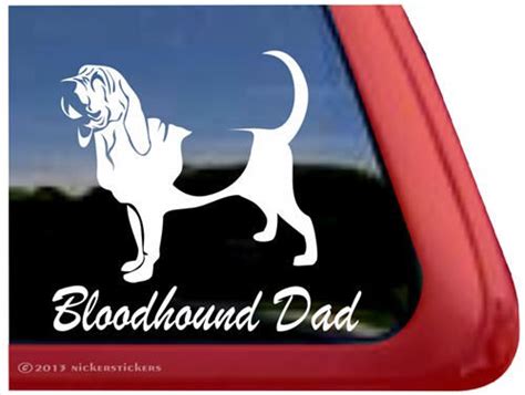 Bloodhound Dad Decal Bloodhoundvinyl