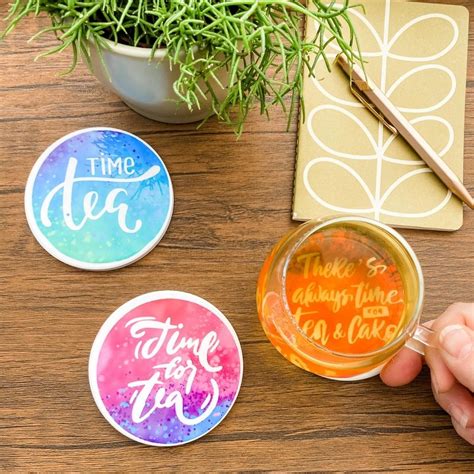 Diy Coasters Using Cricut Infusible Ink