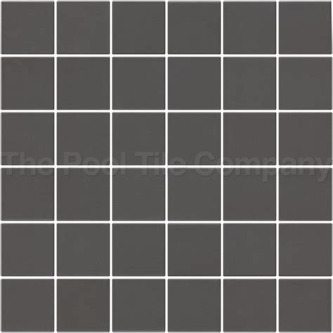 Matt Dark Grey Mm Ceramic Mosaic Pool Tiles