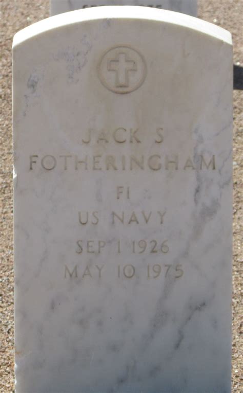 Jack S Fotheringham 1926 1975 Mémorial Find a Grave