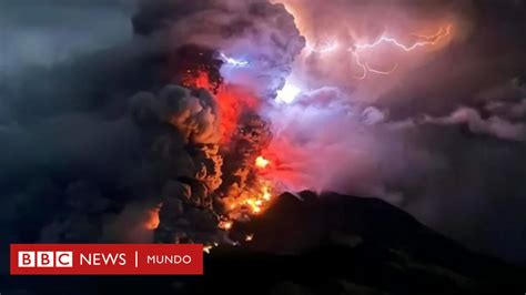 Indonesia La Masiva Erupci N Del Monte Ruang Activa Una Alerta De