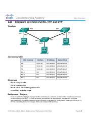 Lab Configuring Vlans And Trunking