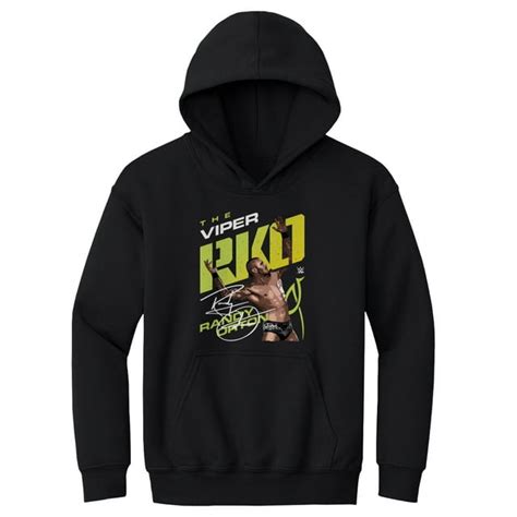 Youth 500 Level Black Randy Orton Pose Pullover Hoodie