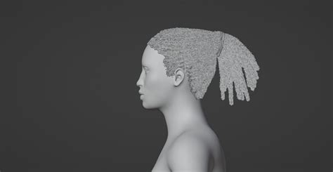 ArtStation - Dreadlocks Ponytail | Game Assets