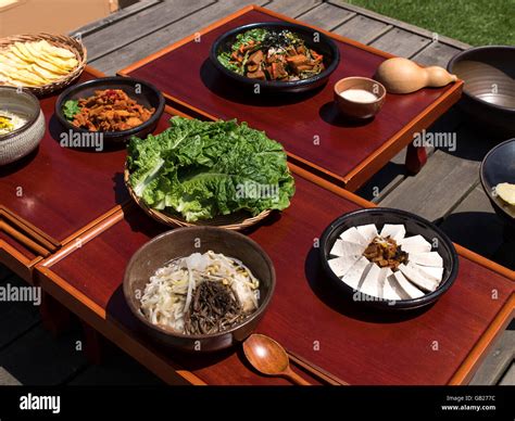Traditional Korean cuisine, Seoul, South Korea, Asia Stock Photo - Alamy