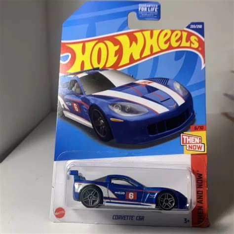2022 HOT WHEELS 233 250 Chevy Corvette C6 R Bleu Alors et Maintenant Série 6 10 EUR 2 80