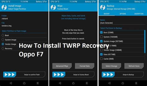 How To Install Twrp Recovery Oppo F Work Salusdigital