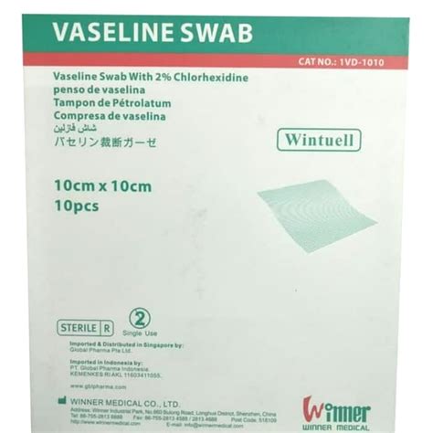 Jual Vaselin Swab Cm X Cm Vaseline Swab Winner Wintuel Seperti