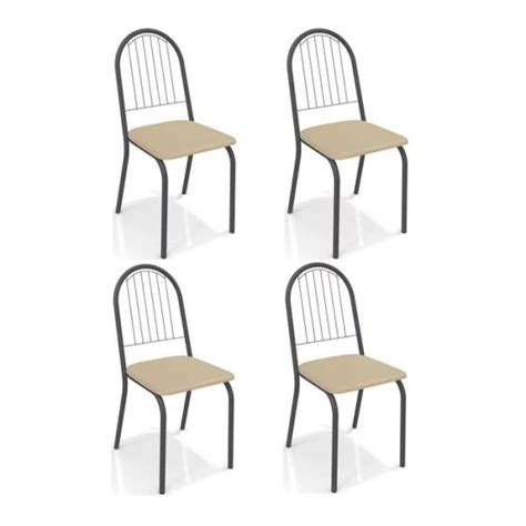 Kit Cadeiras Noruega Preto Nude Kappesberg MadeiraMadeira