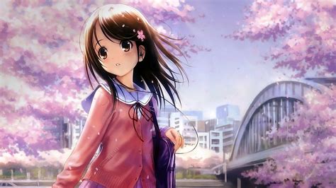 kawaii anime girl wallpapers  wallpaperdog