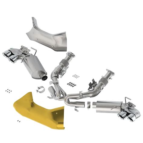 2024 C8 Corvette Stingray Exhaust Upgrade System Cat Back Dual