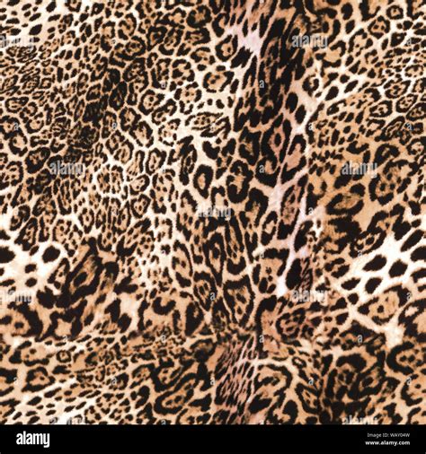 Leopard Skin Texture Seamless Pattern Stock Photo Alamy