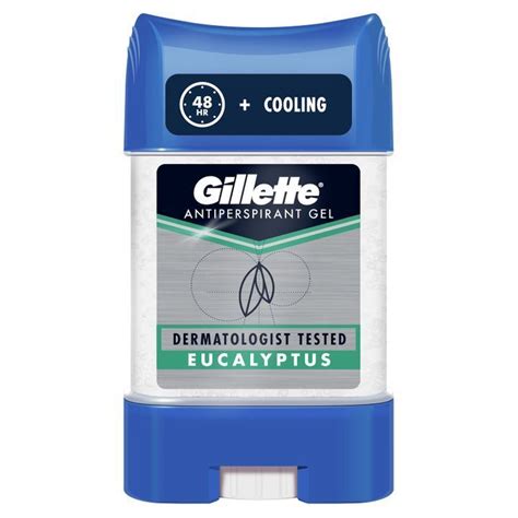 Део стик гел GILLETTE против изпотяване с евкалипт 70мл