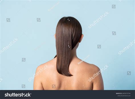 Rear View Naked Woman Studio Shot Stock Photo Shutterstock