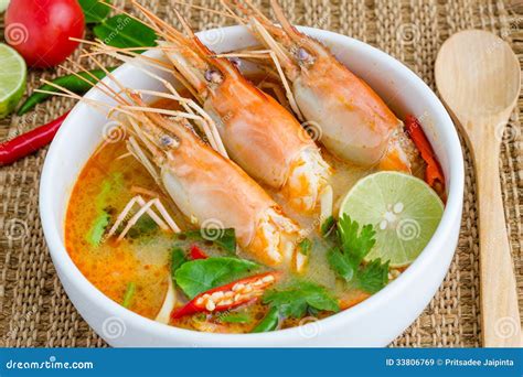 Tom Yum Kung Stock Image Image Of Appetizer Nutrition