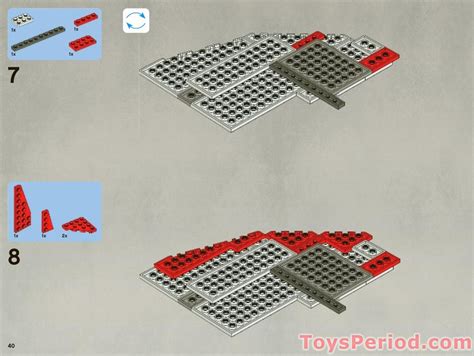LEGO 7931 T-6 Jedi Shuttle Instructions and Parts List