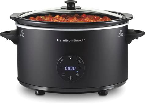 Crock Pot 6 Quart Countdown Programmable Oval Slow Cooker