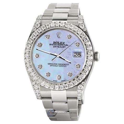 Rolex Montre Datejust 41 126300 à cadran en diamant 4 4 carats avec