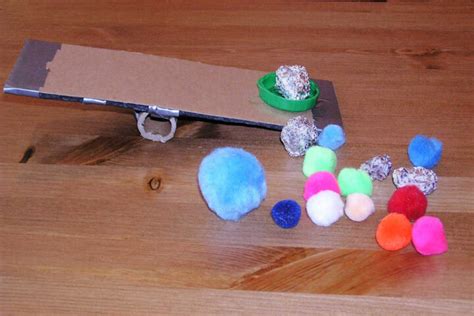 Easy Diy Catapult And Target Game For Kids
