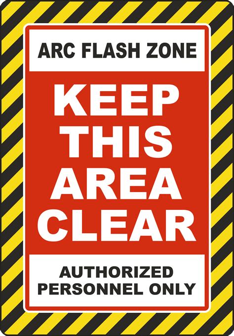 Keep This Area Clear Floor Sign - Save 10% Online