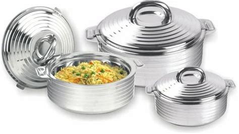 Borosil Silverline Stainless Steel Hot Pot Litre At Set In Mumbai