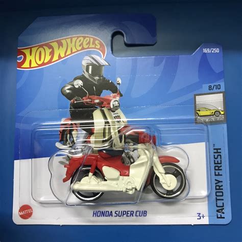 Hot Wheels Honda Super Cub Short Card Shopee Malaysia