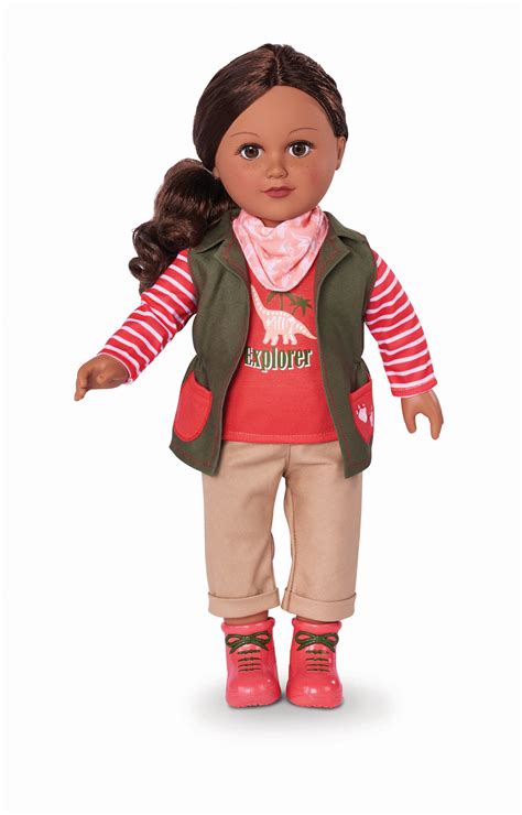 My Life As Freckled Dino Explorer Doll Hispanic Poseable Brunette Hair Walmart