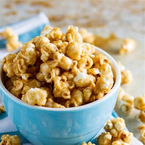 Homemade Baked Caramel Popcorn Taste And Tell