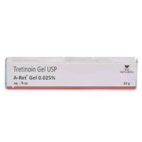 Menarini Tretinoin 0.1 Gel, Non prescription, Treatment: Acne at ₹ 200 ...